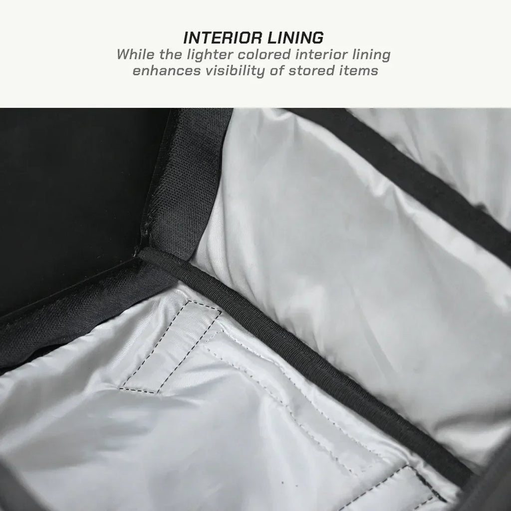 Viaterra Claw Pro tail bag flat front pocket for documents and wallet