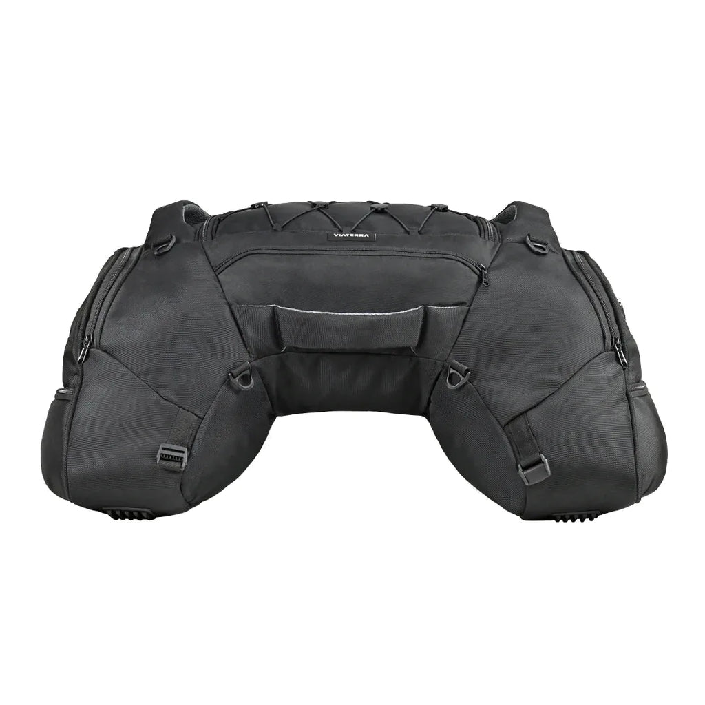Viaterra Claw Pro tail bag side view showing zippered quick-access pocket
