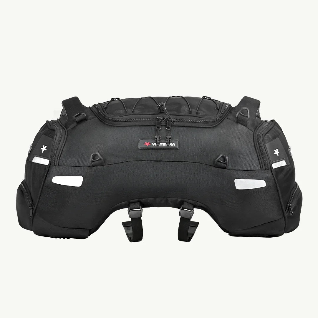 Viaterra Claw Pro tail bag four-point cam buckle mounting straps