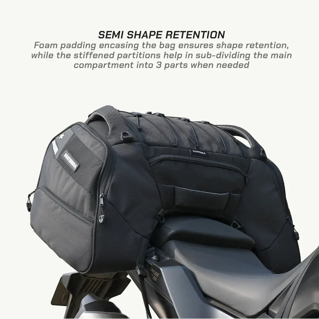 Viaterra Claw Pro tail bag YKK zipper and Duraflex fitting detail
