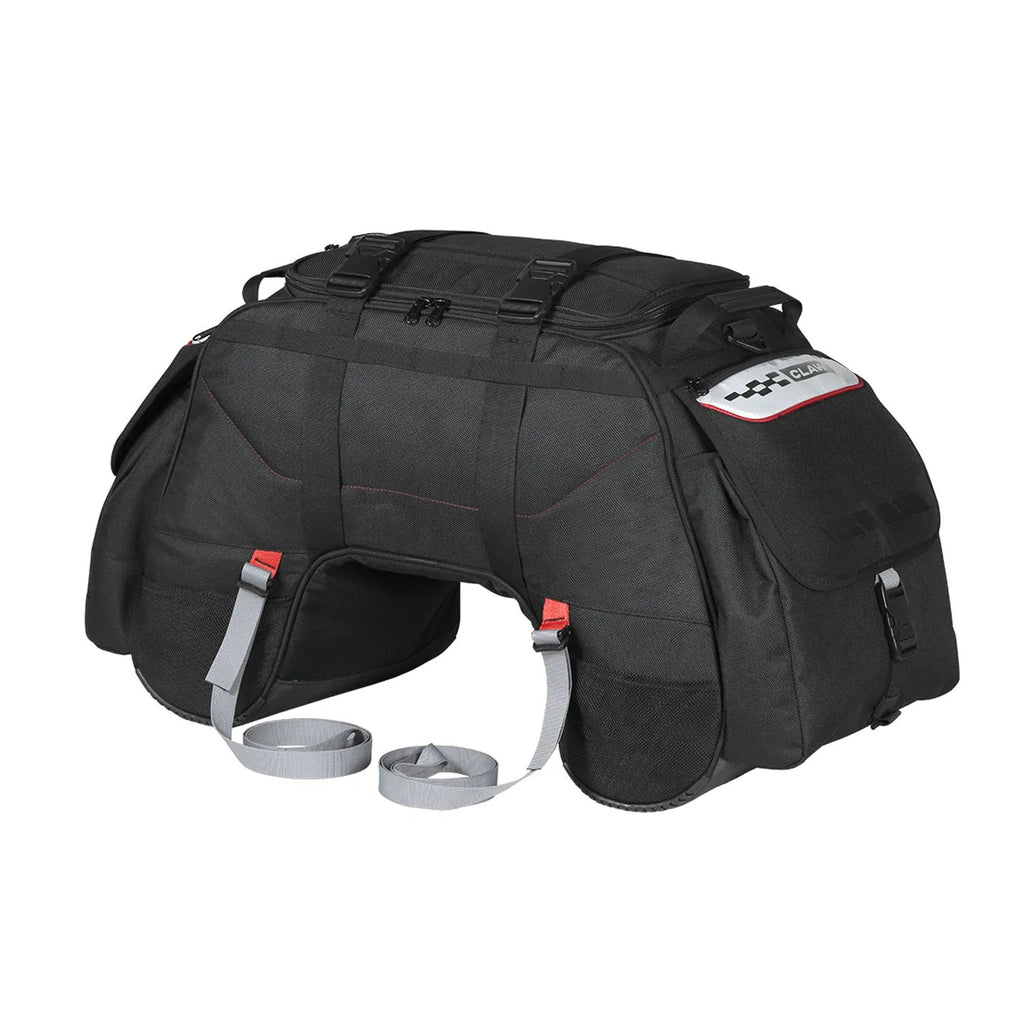 Viaterra Claw black tail bag wide roll-top opening