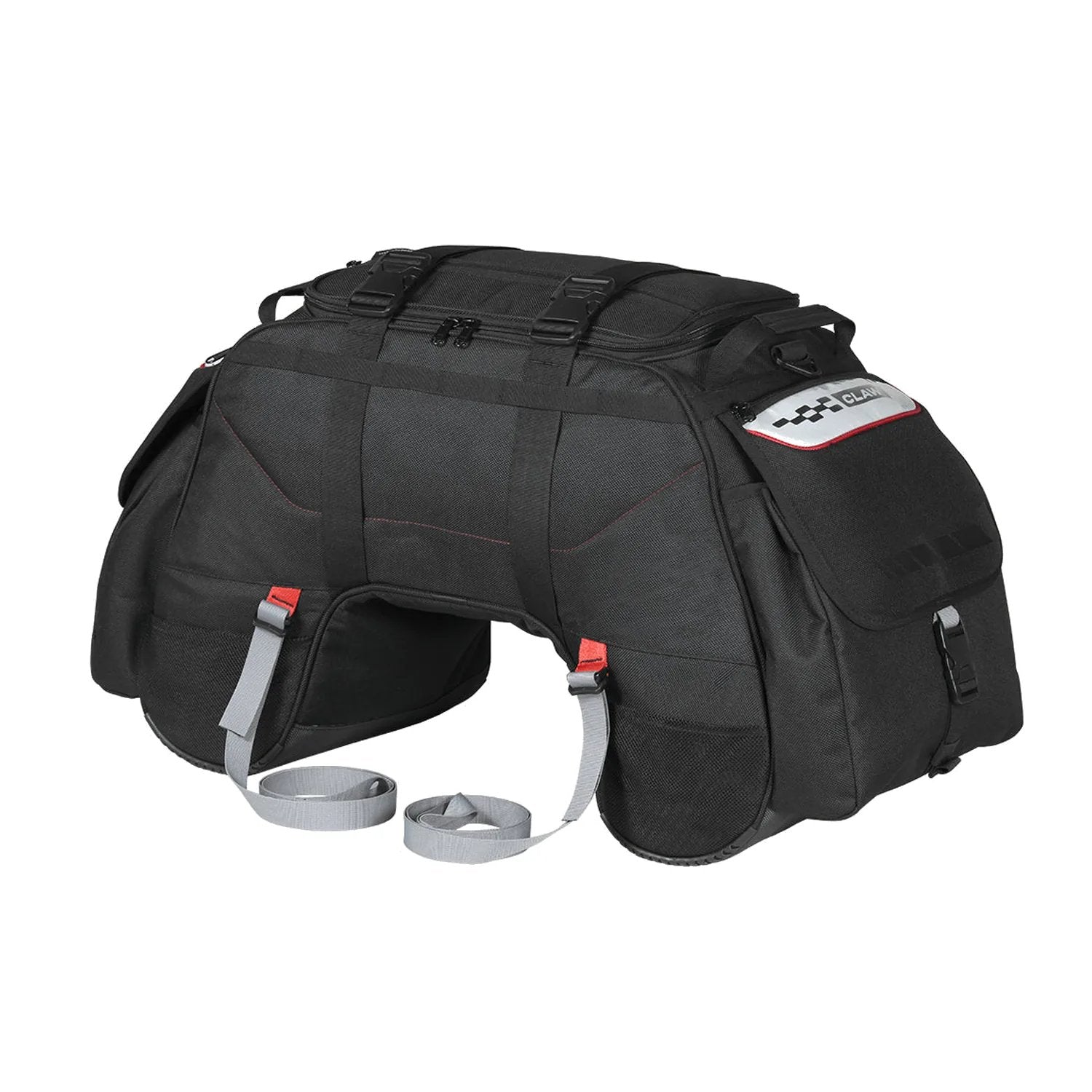 Viaterra Claw black tail bag wide roll-top opening
