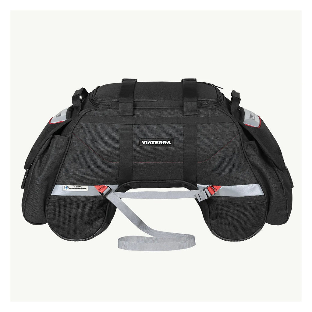 Viaterra Claw black tail bag mounting straps and buckles
