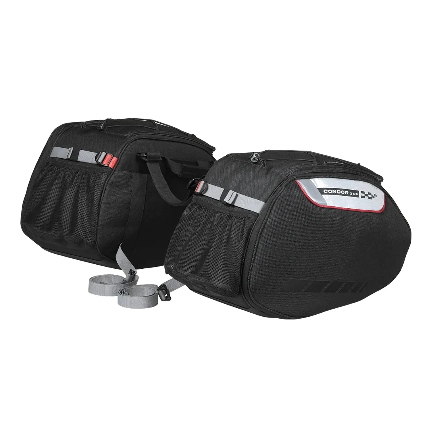 Viaterra Condor 2UP saddlebags fitted for two-up touring
