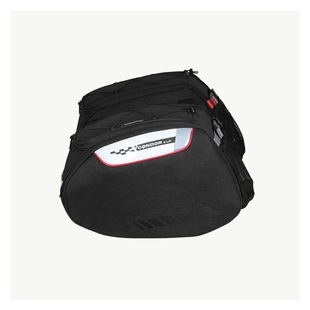 Viaterra Condor 2UP saddlebag capacity and mounting straps