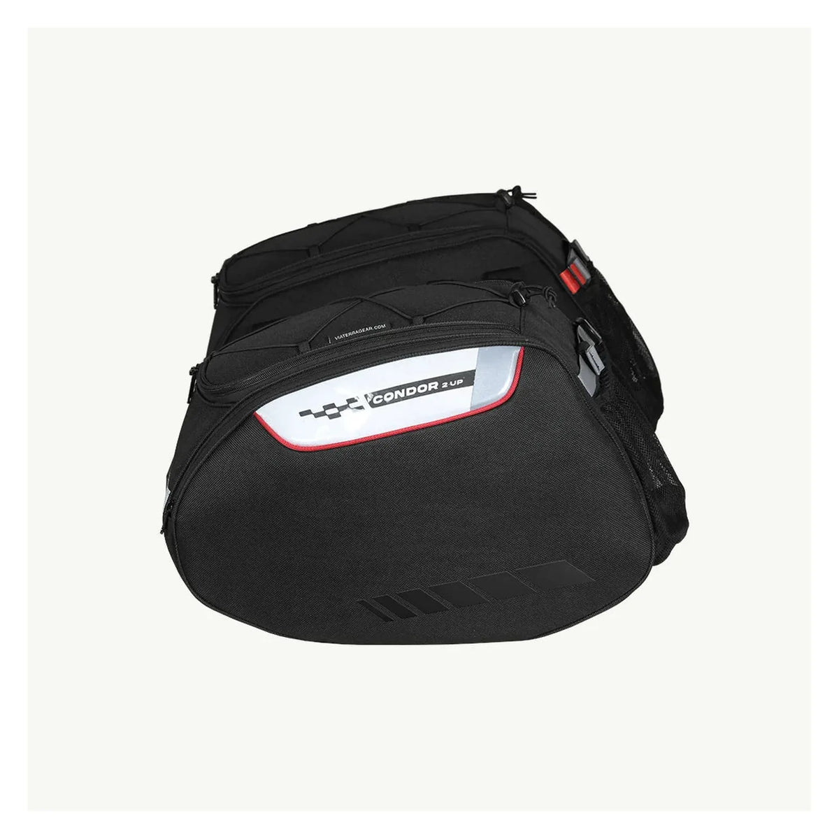 Viaterra Condor 2UP saddlebag capacity and mounting straps