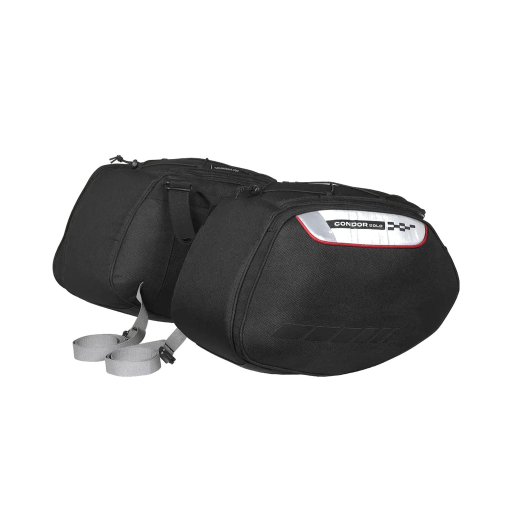 Viaterra Condor Solo saddlebags fitted to a motorcycle