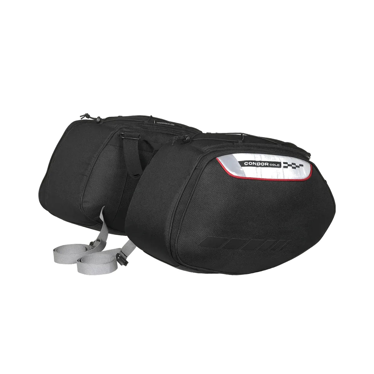 Viaterra Condor Solo saddlebags fitted to a motorcycle