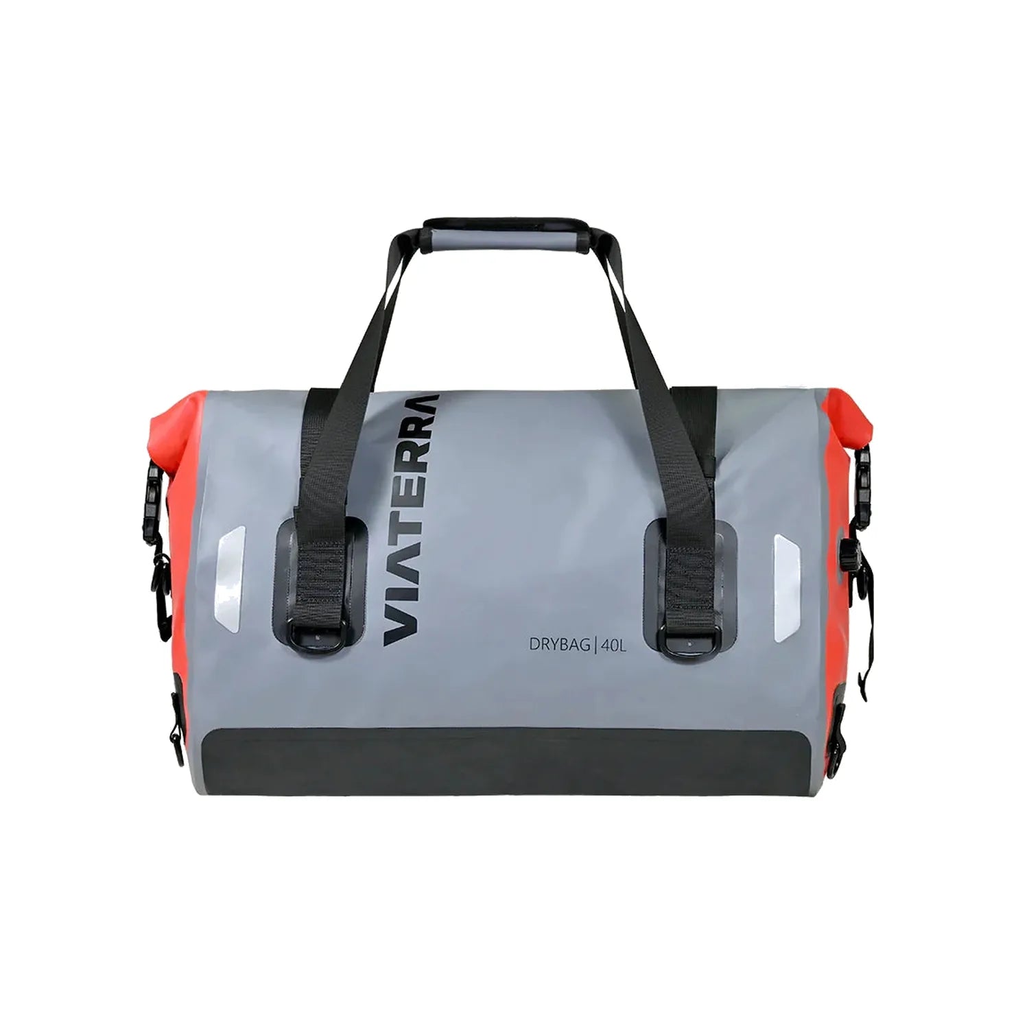 Viaterra DryBag 40L mounted on a motorcycle tail section
