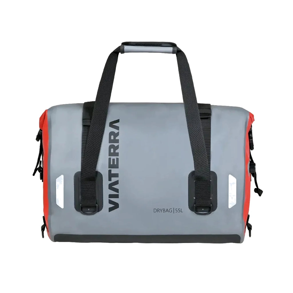 Viaterra DryBag 55L loaded for multi-week touring