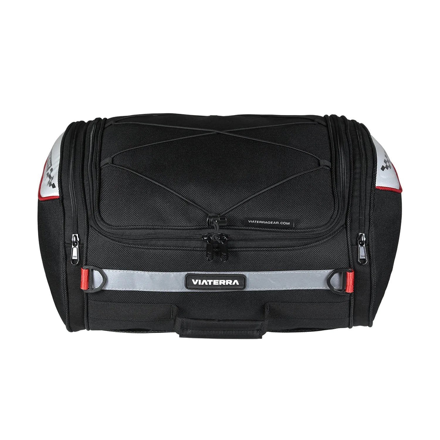 Viaterra Element tail bag side profile with mounting straps