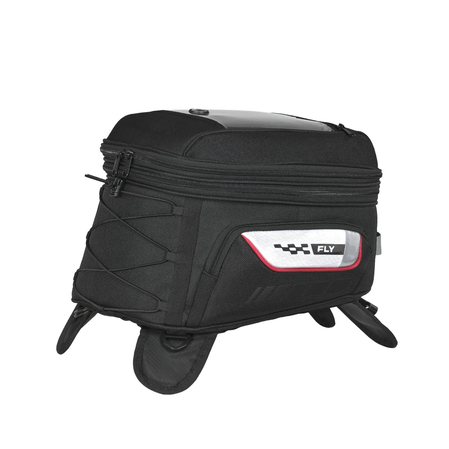 Viaterra Fly V3 universal tank bag strap mounting detail