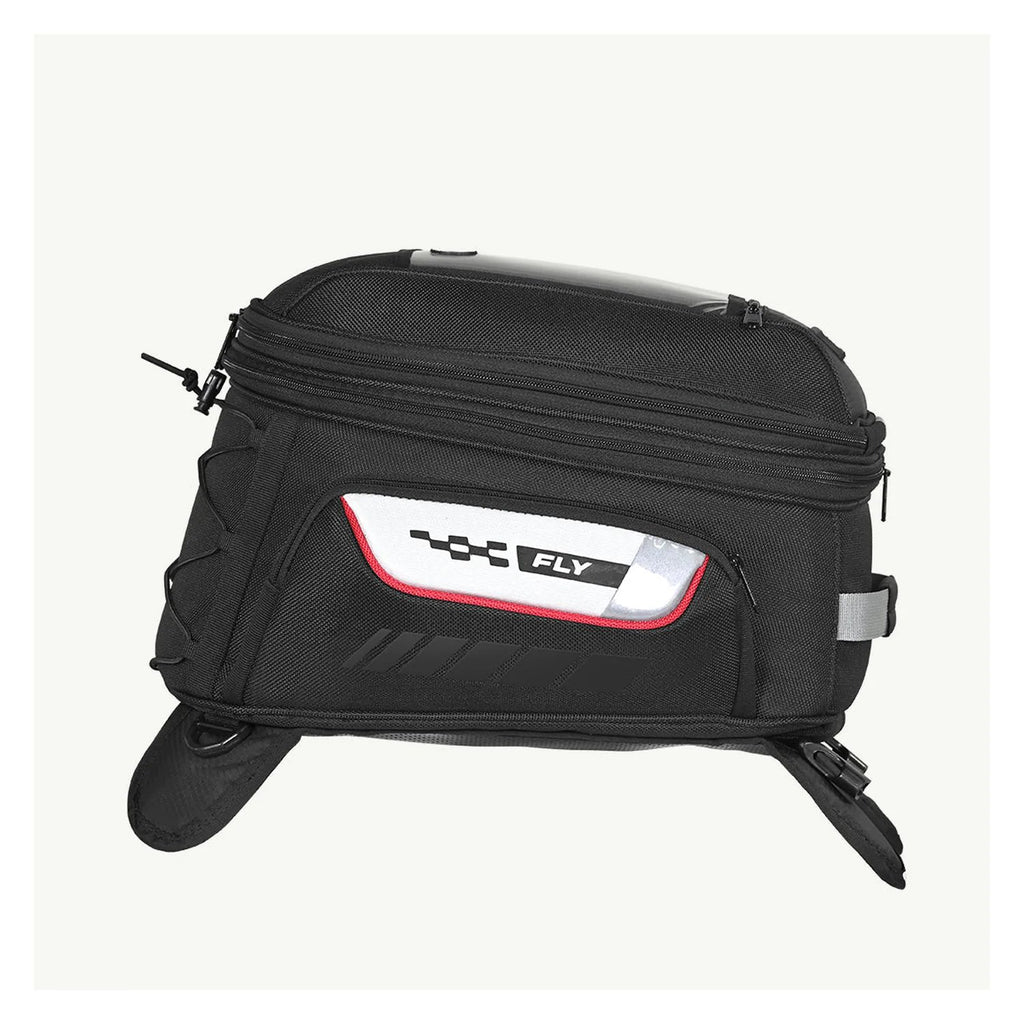 Viaterra Fly V3 tank bag top pocket and zip detail