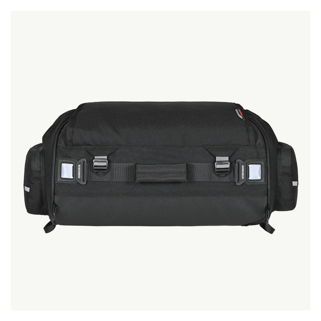 Viaterra Hammerhead 45L tail bag mounted on a touring motorcycle