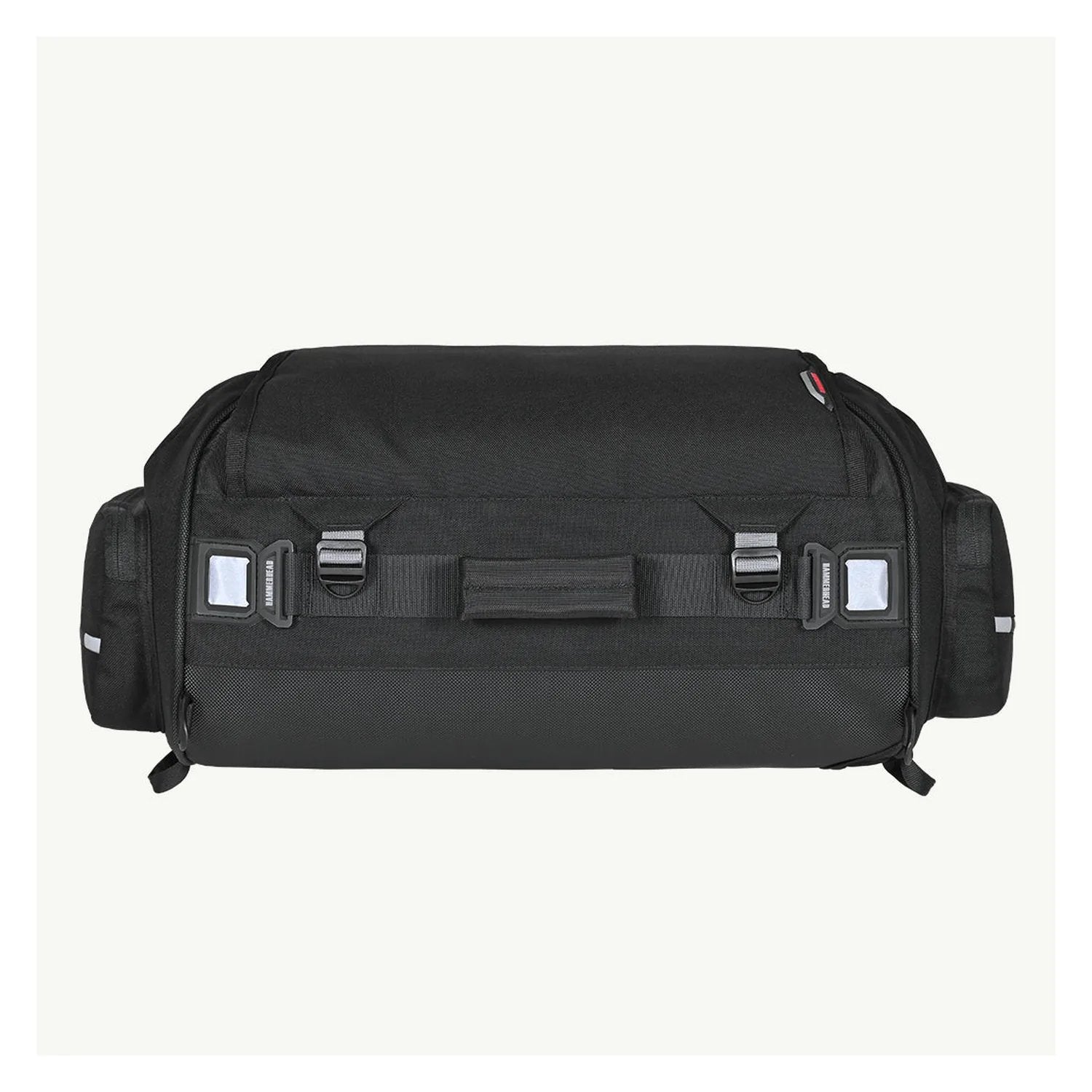 Viaterra Hammerhead 45L tail bag mounted on a touring motorcycle