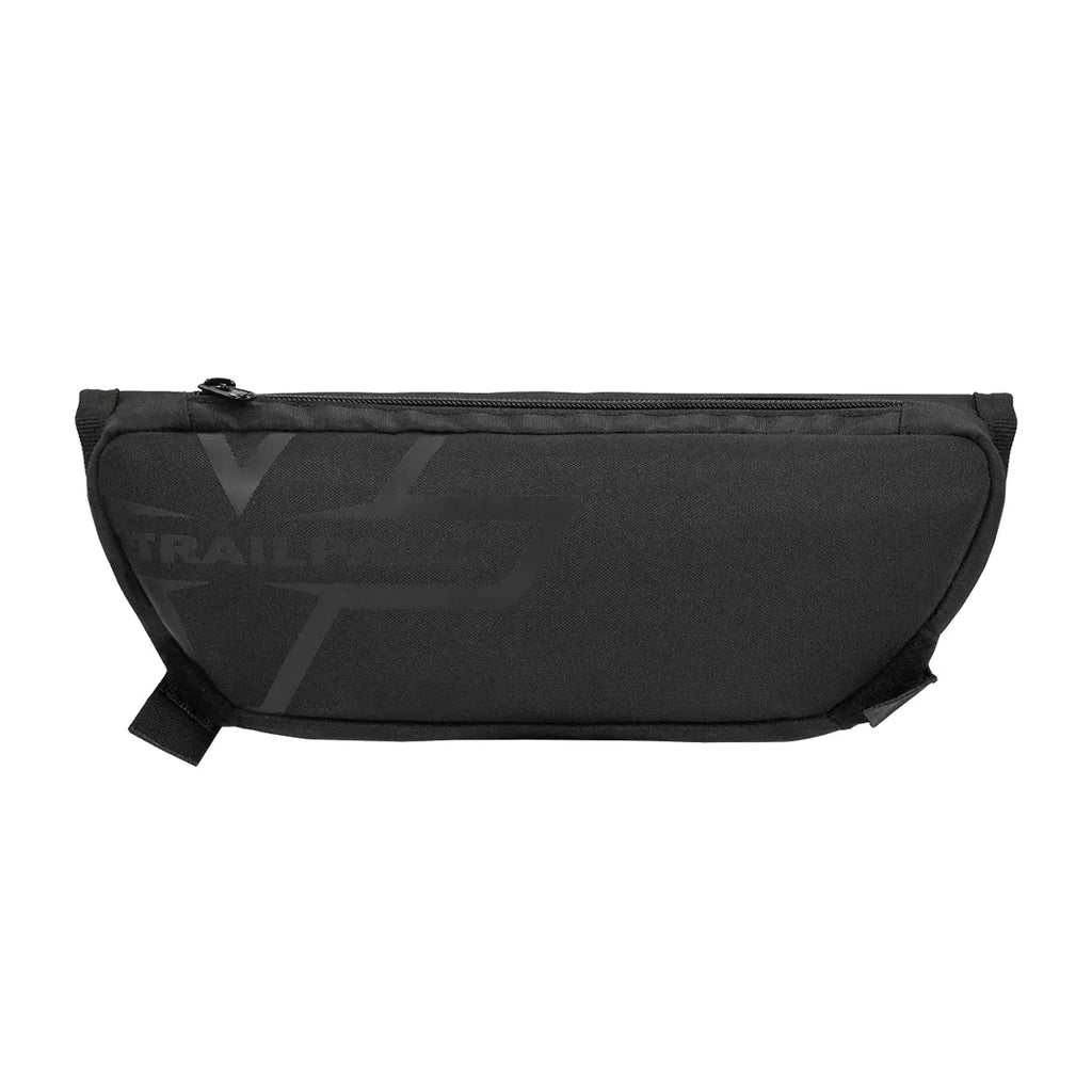 Viaterra crossbar trailpack mounted on a braced handlebar