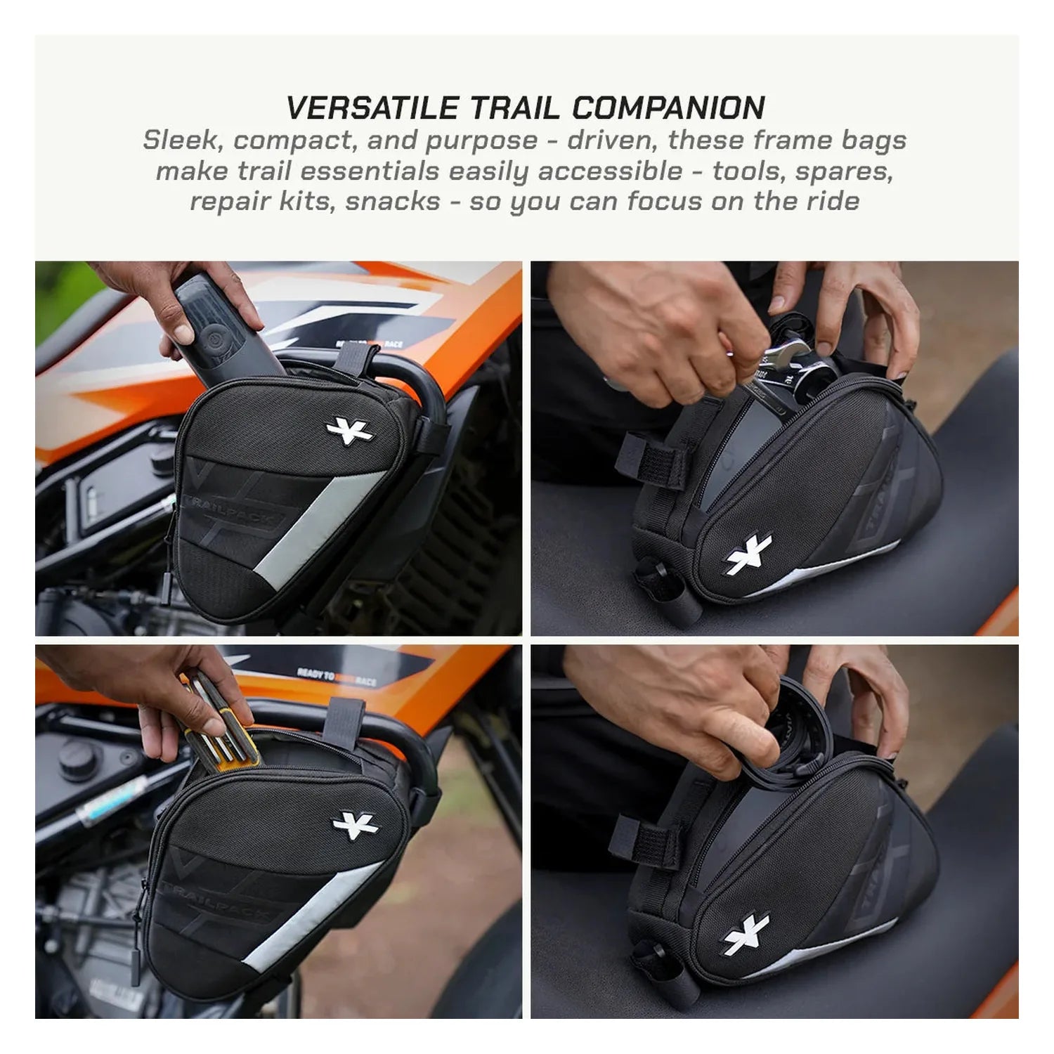 Viaterra KTM trailpack compartment opened