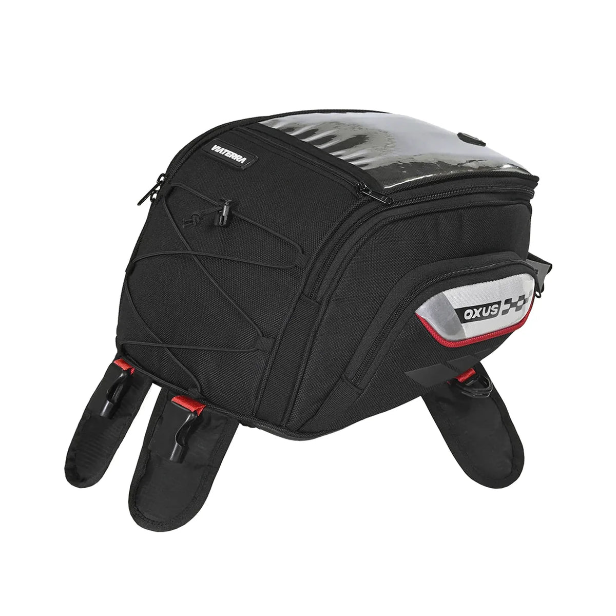 Viaterra Oxus V3 universal tank bag strap mounting detail