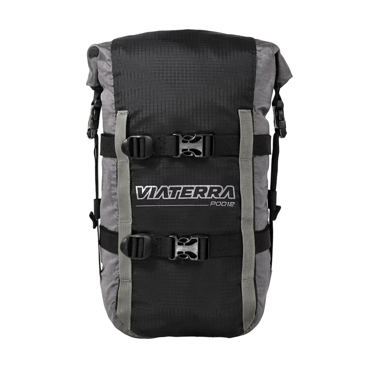 Viaterra POD 22 litre waterproof motorcycle tail bag in grey