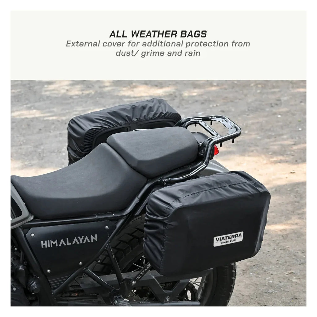 Viaterra QR30 saddle bag carried off the motorcycle
