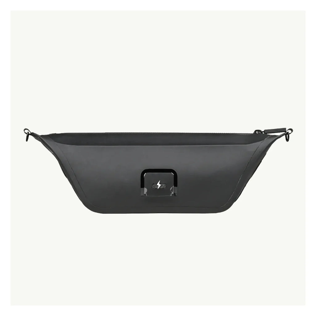 Viaterra waterproof handlebar bag sealed closure detail